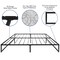 Flash Furniture King Platform Bed Frame and 12" Mattress Set XU-BD10001-10PSM-K-GG - alternate 10